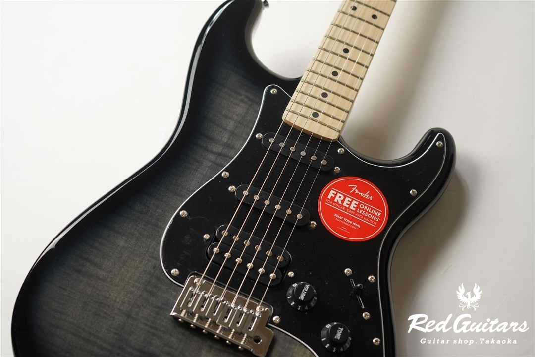 Squier by Fender AFFINITY SERIES STRATOCASTER FMT HSS - Black Burst | Red  Guitars Online Store